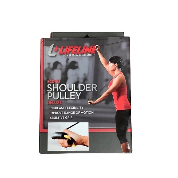 Lifeline Econo Shoulder Pulley Deluxe Portable Resistance Trainer Home Exercise - Picture 8 of 8